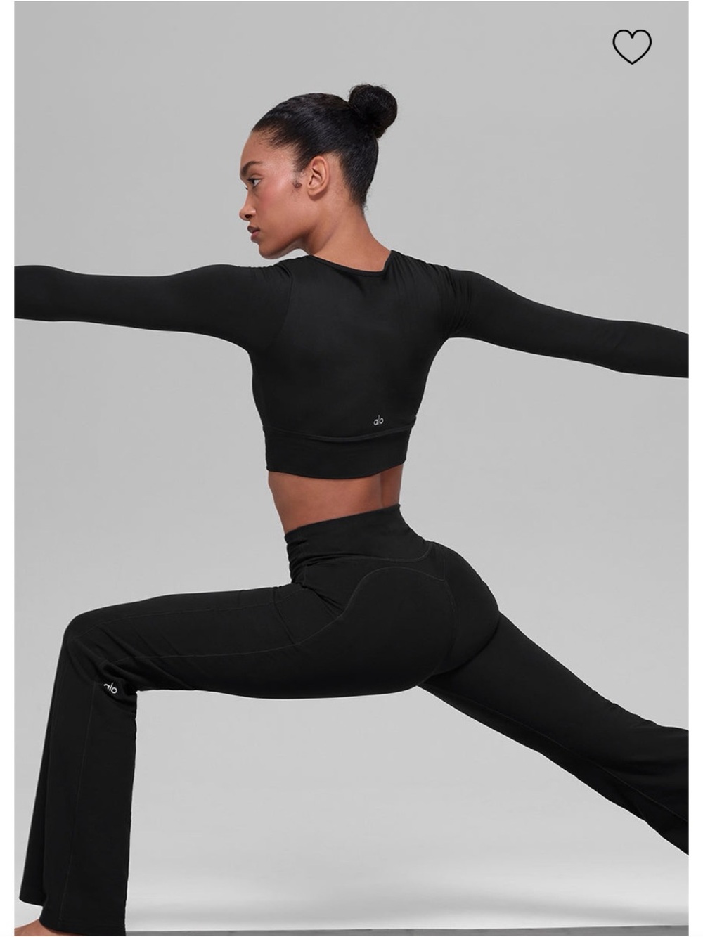 ALO Yoga Alosoft Intuition Long Sleeve Bra Top Small NWT - Picture 2 of 5